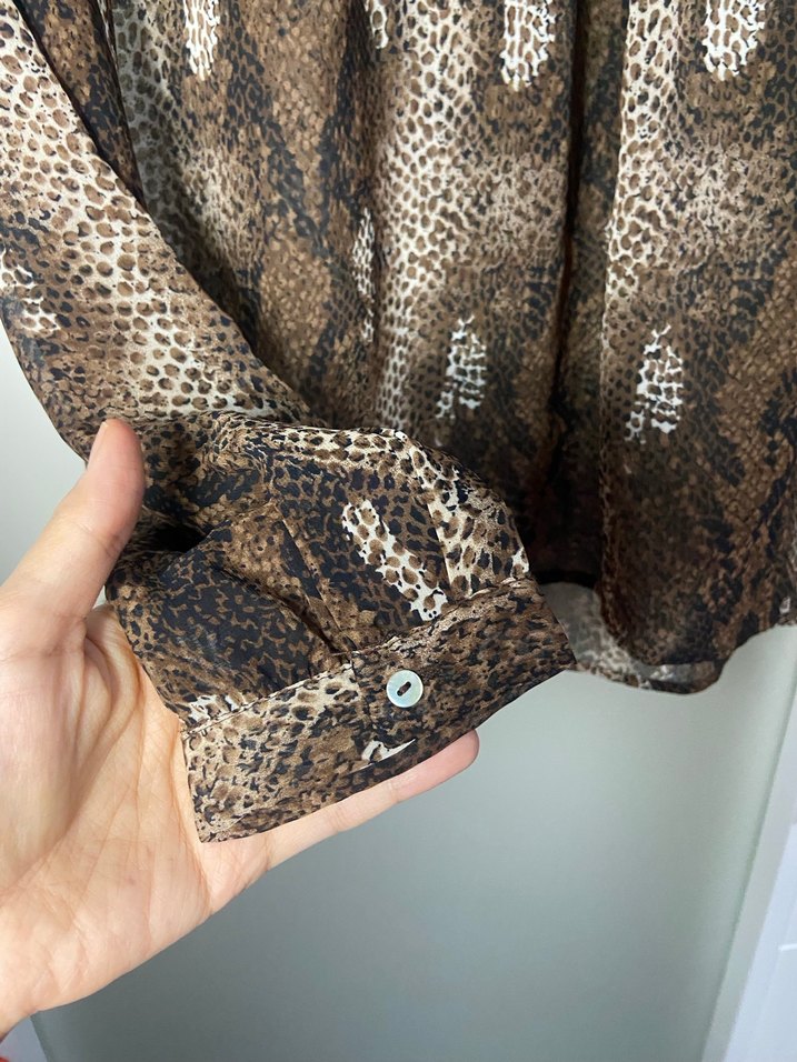 Yargıcı şifon gömlek - Görsel 4