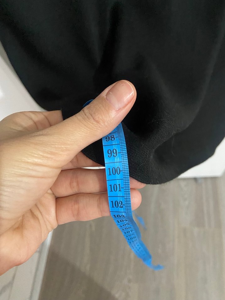 Düğmeli Siyah Midi Kadın Elbise - Görsel 4