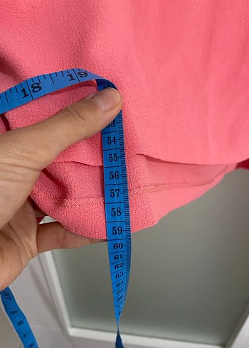 Pembe Salaş Uzun Kollu Kadın Bluz - Görsel 5