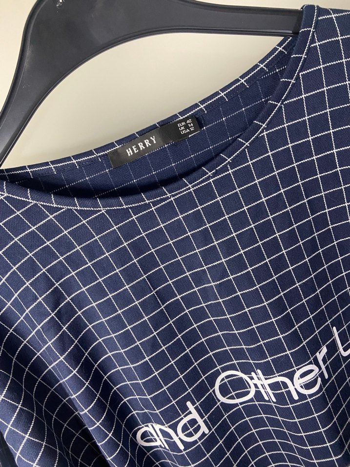 Kadın Mavi Uzun Kollu Sweatshirt - Görsel 2