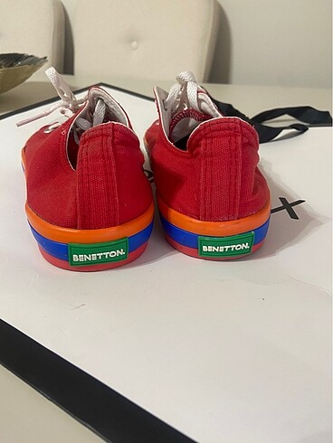 40 Beden Benetton bez spor ayakkabı