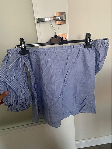 38 Beden mavi Renk H&M bluz