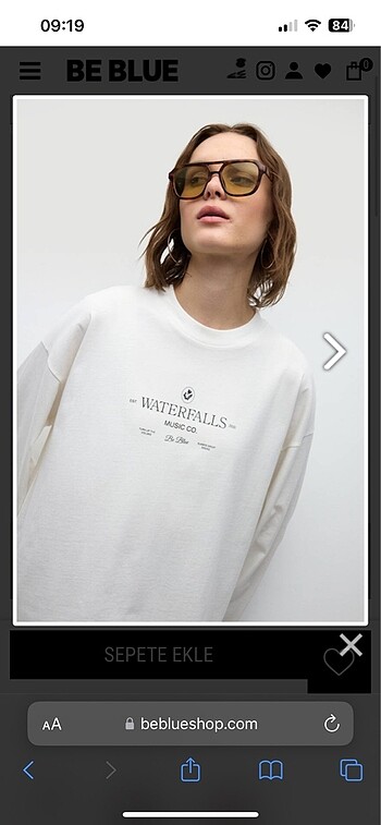 Suud Collection Beblue sweat