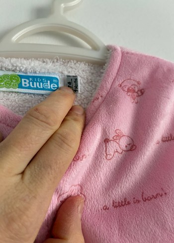 Düğmeli Pembe Kız Çocuk Yelek - Görsel 2