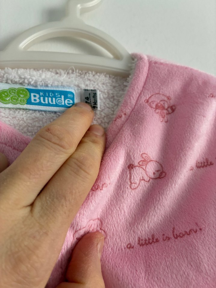 Düğmeli Pembe Kız Çocuk Yelek - Görsel 2