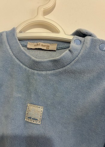 Mavi Bebek Uzun Kollu Çıtçıtlı Body - Görsel 2