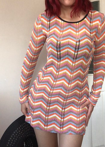 Örme plaj elbisesi - Görsel 5