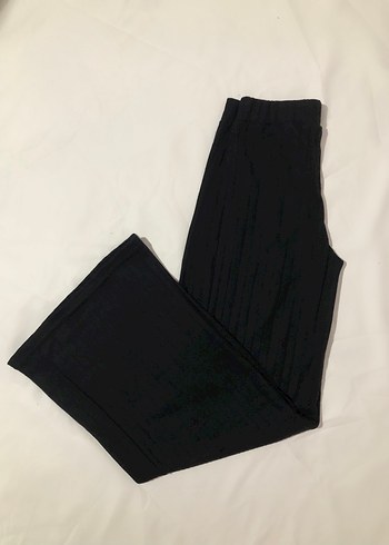 Yüksek bel triko pantolon - Görsel 4