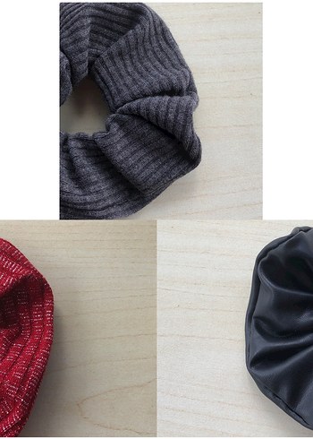 Renkli lastikli Saç Tokaları - Görsel 4