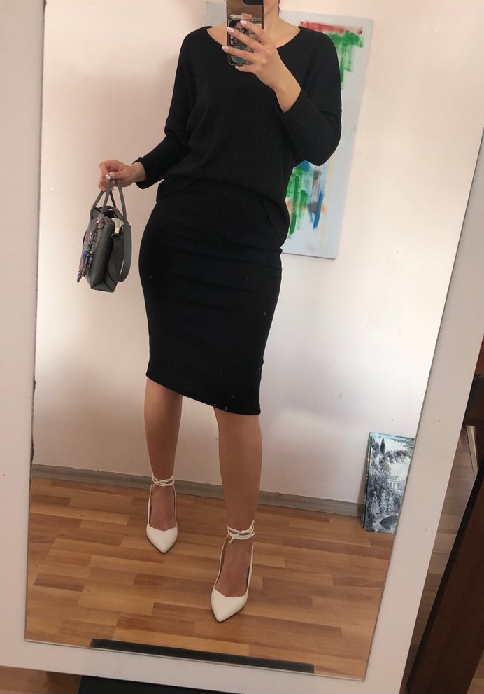 Yarasa kol kazak etek takım - Görsel 4