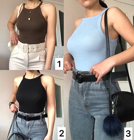 Bershka Halter yaka kaşkorse atlet