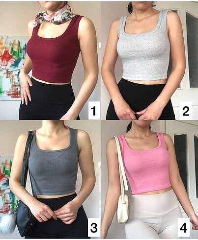 Sheinside Kare yaka fitilli crop