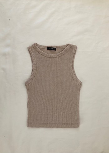 Stradivarius Halter yaka fitilli crop top