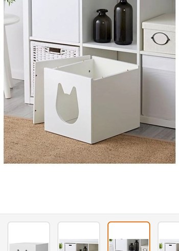 ikea kallax kedi evi - Görsel 3
