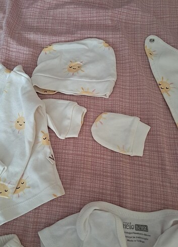 5li yenidoğan hastane çıkışı ve 2 adet yenidoğan zıbın - Görsel 7