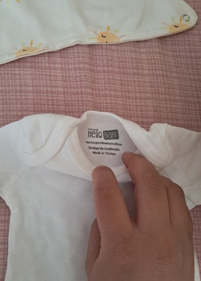 5li yenidoğan hastane çıkışı ve 2 adet yenidoğan zıbın - Görsel 2