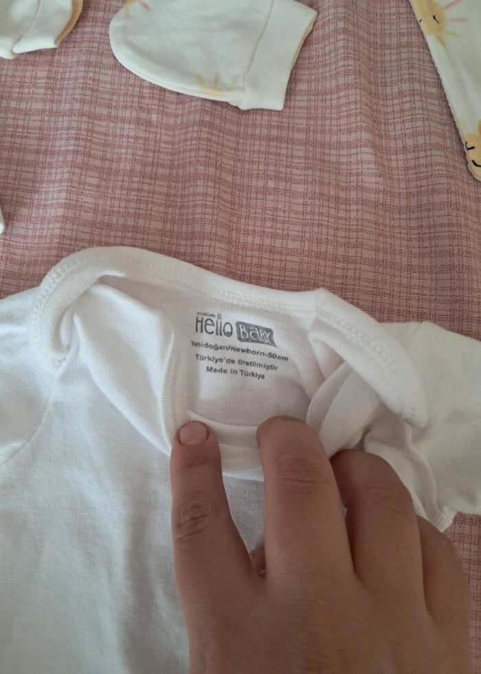 5li yenidoğan hastane çıkışı ve 2 adet yenidoğan zıbın - Görsel 3