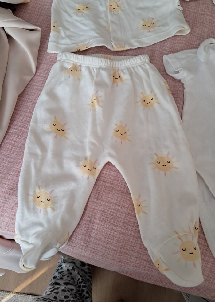 5li yenidoğan hastane çıkışı ve 2 adet yenidoğan zıbın - Görsel 5