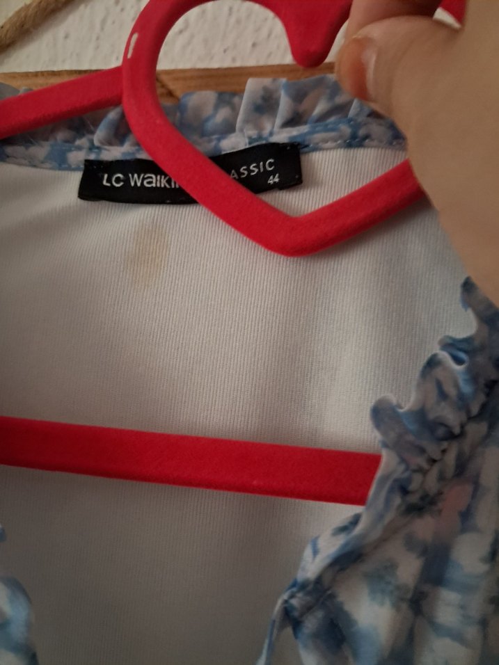 Mavi yazlık astarlı 44 beden elbise - Görsel 3