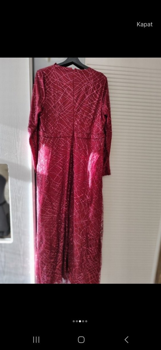 pullu abiye 46 beden - Görsel 3