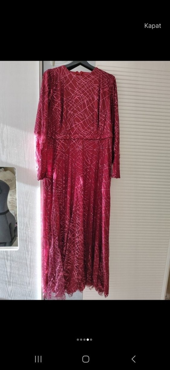 pullu abiye 46 beden - Görsel 2