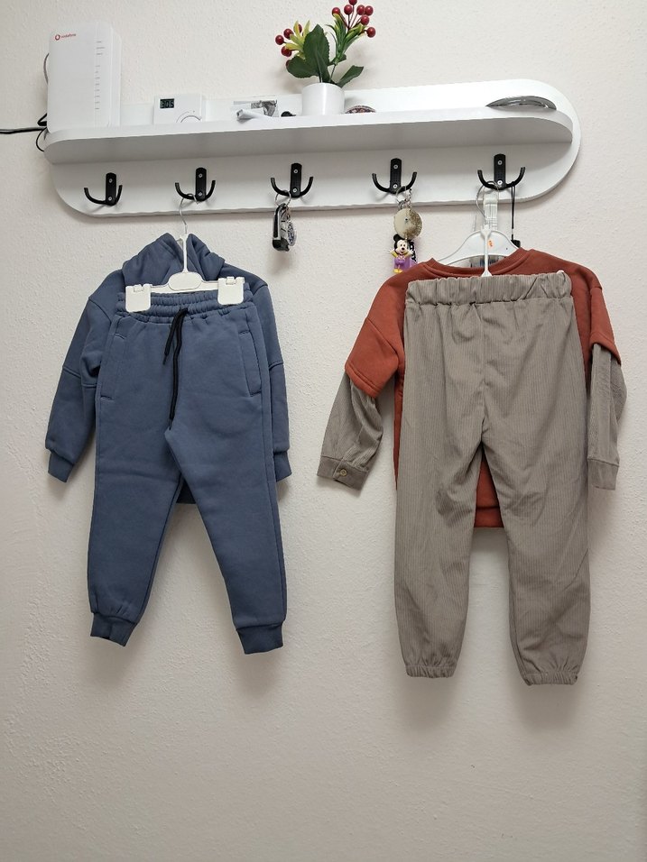 iki adet takım mavi 3 yaş kiremit 4 yaş - Görsel 4