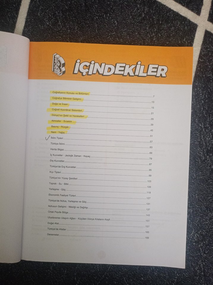 2021 Benim Hocam TYT Coğrafya Soru Bankası - Görsel 2