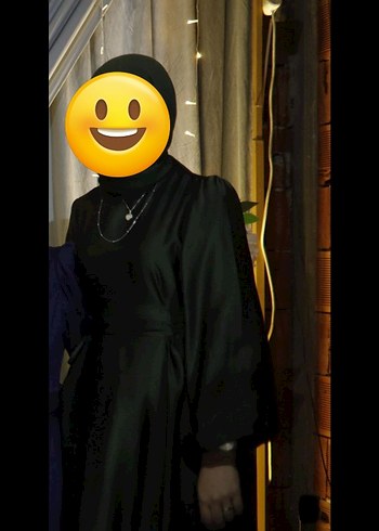 belden sıkmalı tesettür abiye - Görsel 3