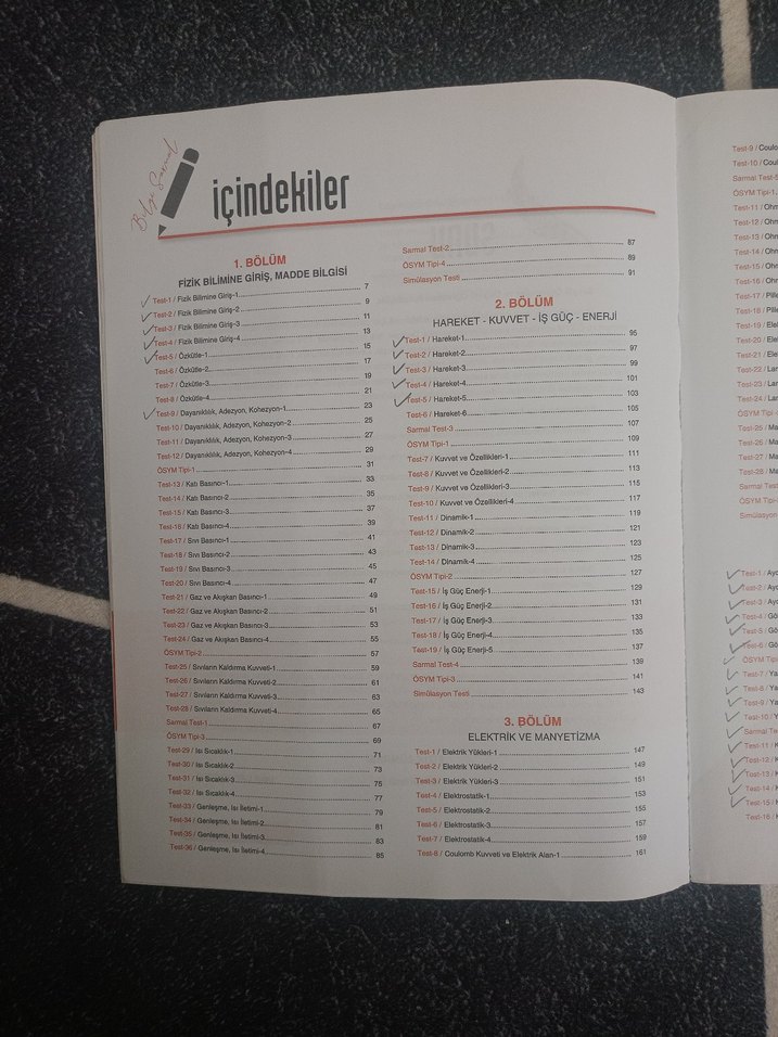 Bilgi Sarmal TYT Fizik Soru Bankası - Görsel 2