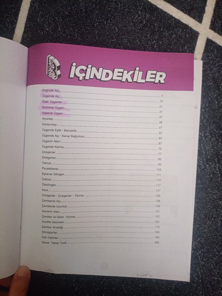 2021 Benim Hocam TYT-AYT Geometri Soru Bankası - Görsel 2