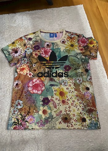 s Beden Renkli Bohem Adidas Tişört