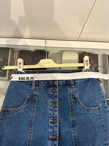 s Beden mavi Renk Kot etek