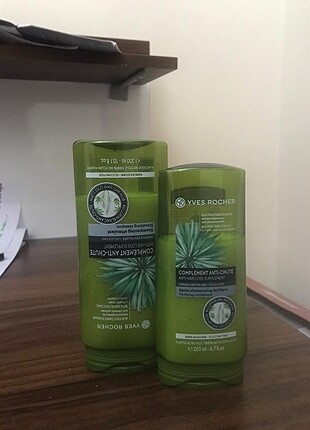 Yves rocher sac dökülmesini engelleyen şampuan ve sac kremi