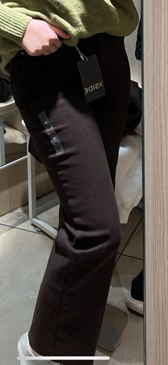 Kahverengi Kadın Kot Pantolon - Görsel 3