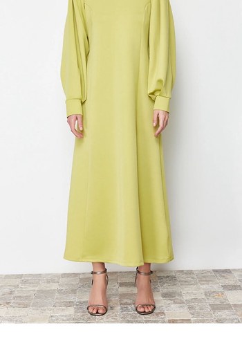 yağ yeşili scuba elbise - Görsel 2