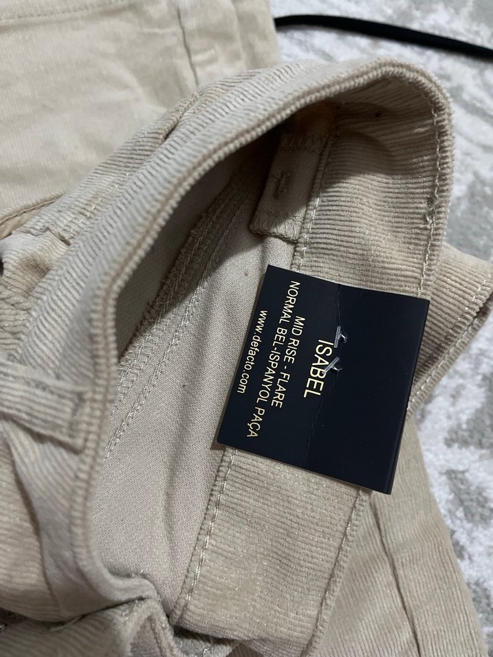 Defacto kadife jean - Görsel 3