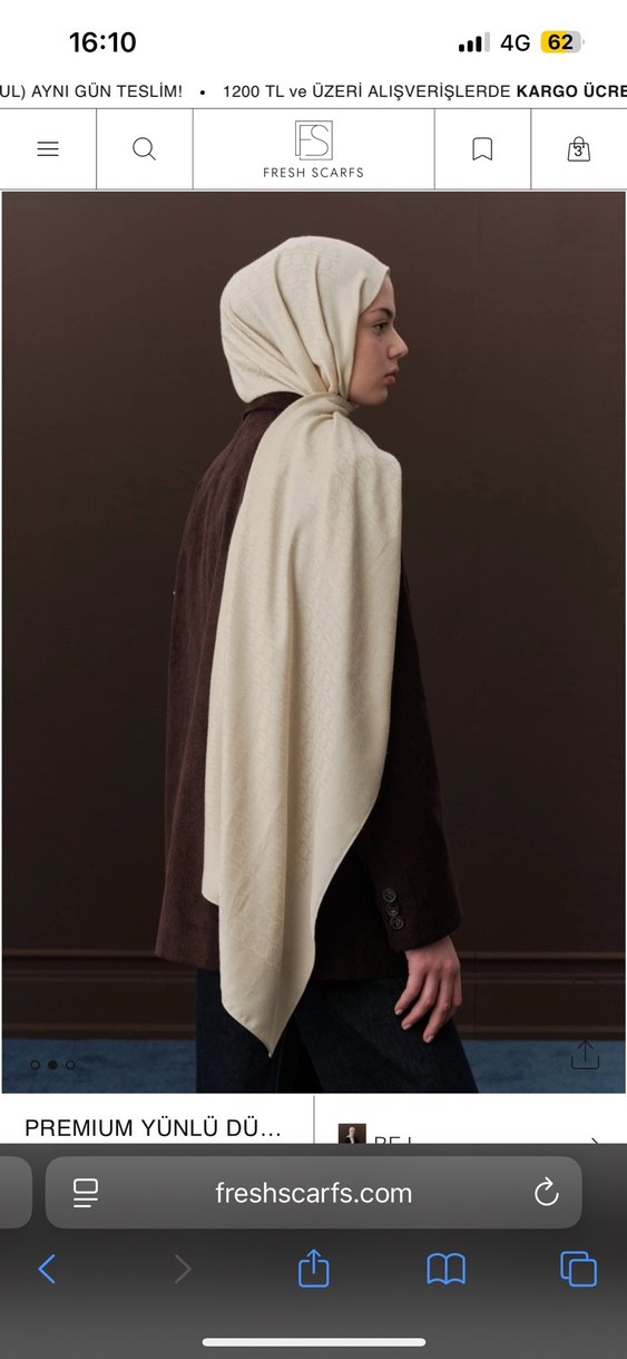 freshscarfs premium yün şal - Görsel 2
