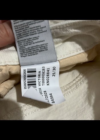 Mavi victoria krem jean - Görsel 4