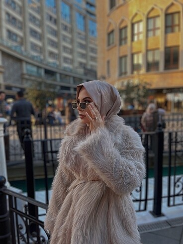 universal Beden camel Renk Kürk