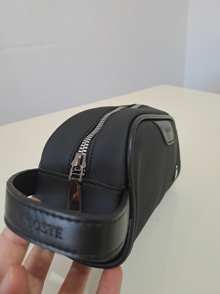 Siyah Lacoste cüzdan, el Çantası - Görsel 4