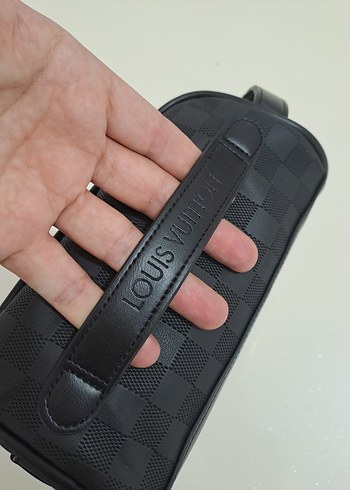 Siyah Kareli cüzdan el Çantası - Görsel 2