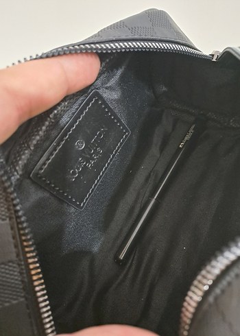 Siyah Kareli cüzdan el Çantası - Görsel 6