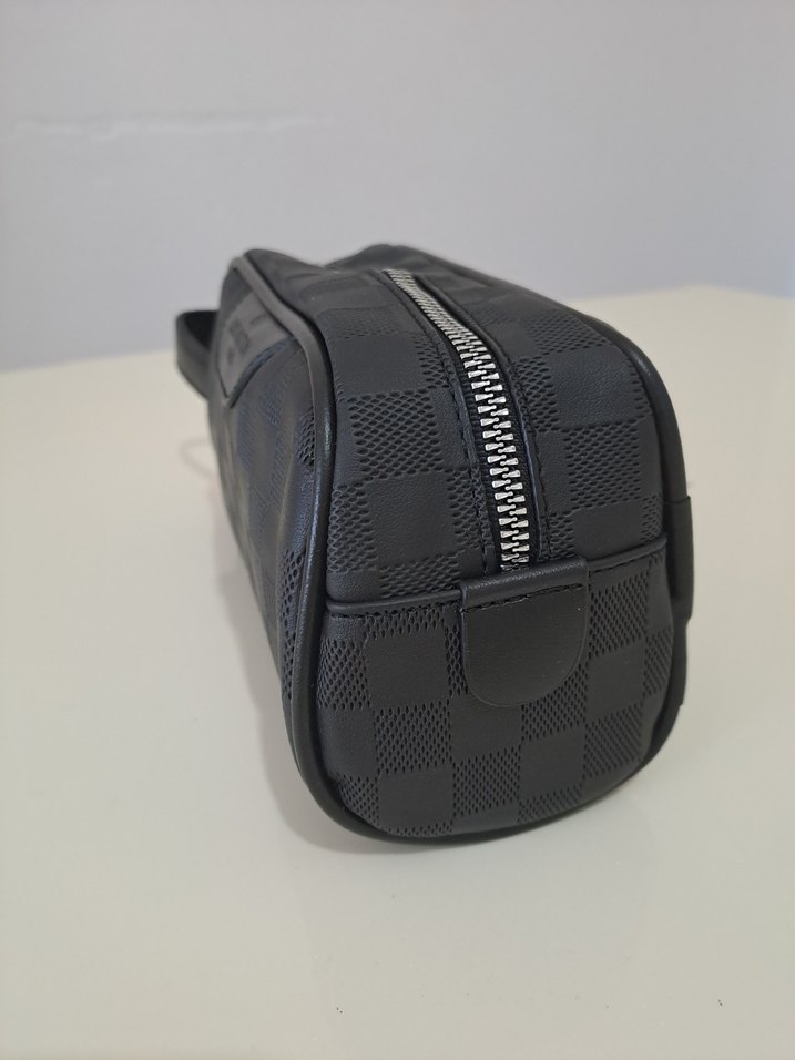 Siyah Kareli cüzdan el Çantası - Görsel 3