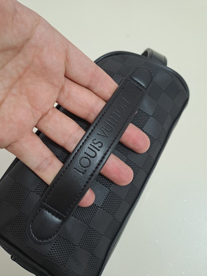 Siyah Kareli cüzdan el Çantası - Görsel 2