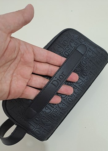 Siyah el çantası cüzdan - Görsel 2