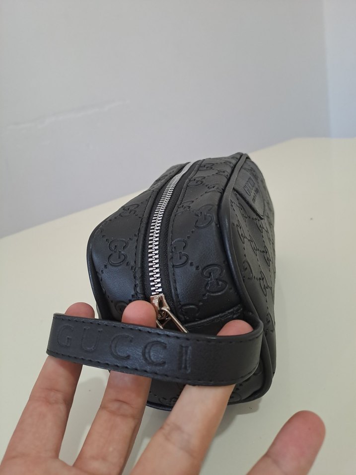 Siyah cüzdan, el çantası - Görsel 4