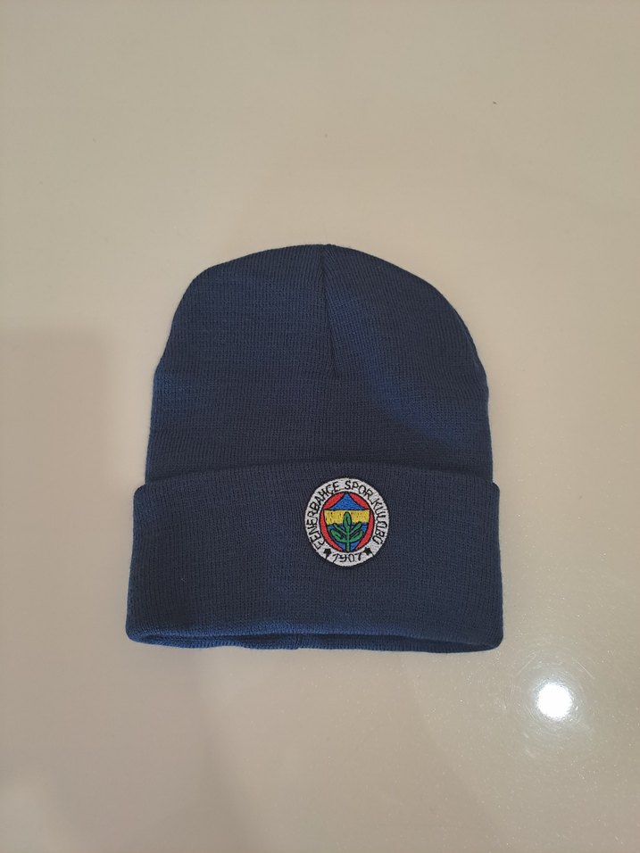 Fenerbahçe Nakışlı Mavi Bere - Görsel 2