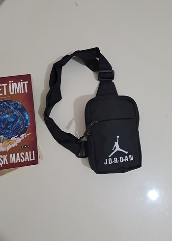 Siyah Fermuarlı Jordan Omuz Çantası - Görsel 4