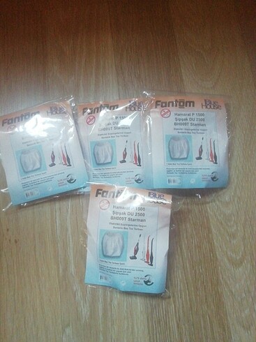 Fantom dc500 pratik süpürge toz torbası 