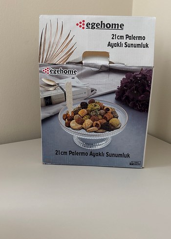 Egehome 21cm Palermo Ayaklı Sunumluk - Görsel 2
